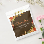 Bruiloft Herfst Bladeren Bruidsshower Bedankzakje (Gezegeld)