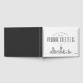 Bruiloft in Londen | Moderne Deco skyline Gastenboek (Volledig)