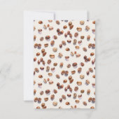 Bruiloft Is Aan Het Brouwen Bruidsfeest  Bedankkaart (Achterkant)