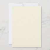 Bruiloft | Ivory Yellow Blush Waterverf Rozen Kaart (Achterkant)