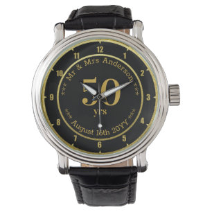 Bruiloft Jubileum / Retirement Custom Branded Horloge