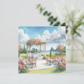 bruiloft kaart (Staand voorkant)