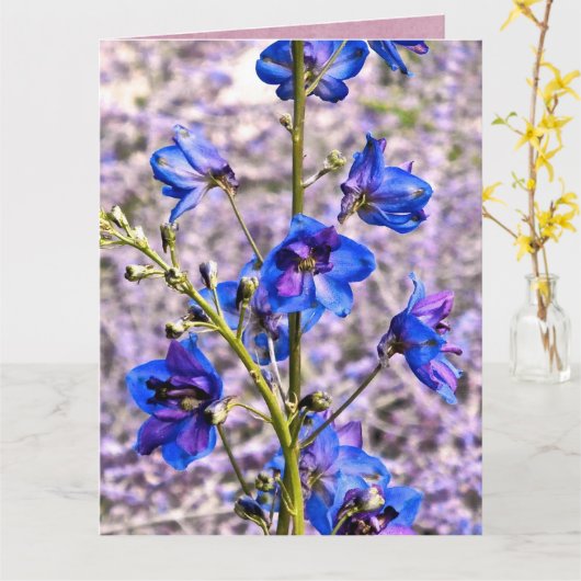 bruiloft kaart (Gele Bloem)