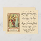  bruiloft kaart (Voorkant / Achterkant)