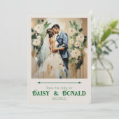 " BRUILOFT KAART " (Staand voorkant)