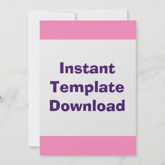 Bruiloft Kaart Instant Download Sjabloon (Voorkant)