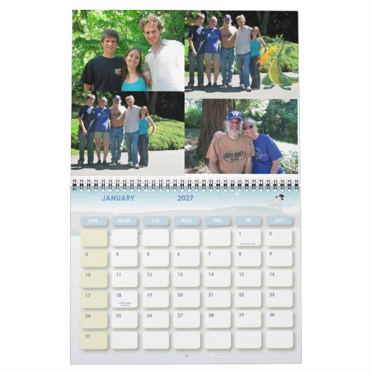 bruiloft kalender (Jan 2027)