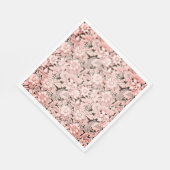 Bruiloft Kant Roze  Servet (Hoek)