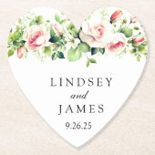 bruiloft kartonnen onderzetters (Voorkant)