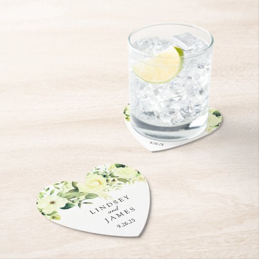 bruiloft kartonnen onderzetters (Insitu)