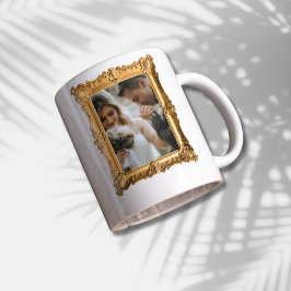 Bruiloft Keepsake Gift Mok- aangepaste foto Extra Grote Beker