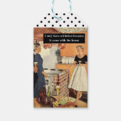 Bruiloft Keukenfeest Klassiekers Grappig Cadeaulabel (Voorkant)