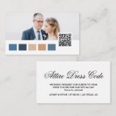 Bruiloft kleding Dress Code Behuizing Kaart (Voorkant / Achterkant)
