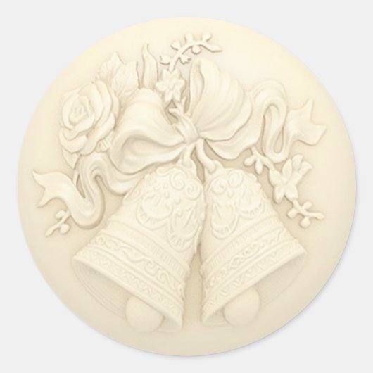 Bruiloft klokken Stickers (Voorkant)