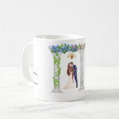 bruiloft koffie mok (Voorkant links)