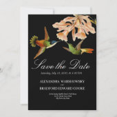 Bruiloft Kolibrie Blush Roze Lelie Zwart (Voorkant)