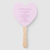 Bruiloft krokus paarse bloem kunst programma fans handwaaier (Achterkant)