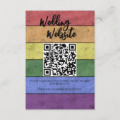 Bruiloft LGBT vlag pride  Behuizing Kaart (Voorkant)