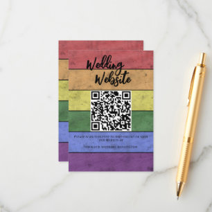 Bruiloft LGBT vlag pride Behuizing Kaart