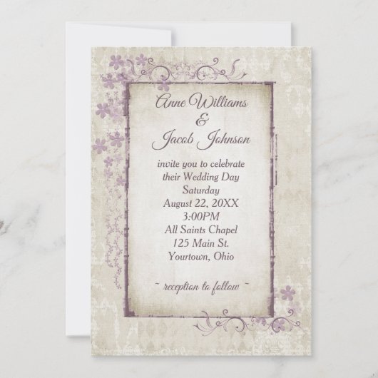 Bruiloft Lijst Kaart (Voorkant)