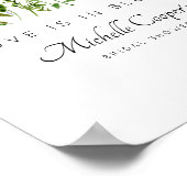 Bruiloft Love is in Bloom Poster (Hoek)