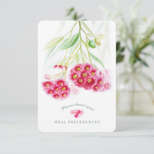 Bruiloft maaltijd keuze bloemengumtree antwoord ka (Staand voorkant)