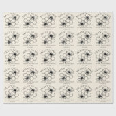 Bruiloft Meant to Bee Cadeaupapier (Vlak)