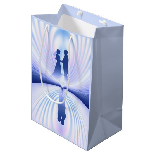bruiloft medium cadeauzakje (Voorkant Gekanteld)