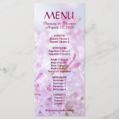 Bruiloft Menu aanpasbaar (Voorkant)