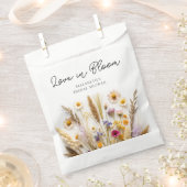 Bruiloft met bloemen Bruidsmeisjesfeest Bedankzakje (Geknipt)