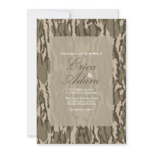 Bruiloft met Bottom Lands Camo jachtthema