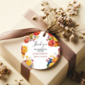 Bruiloft met Citrus Hoofdaccent Bedankjes Labels