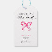 Bruiloft met douche Custom Cadeaulabel (Voorkant)