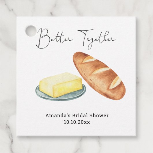 Bruiloft met elkaar bedankjes labels (Voorkant)