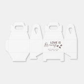 Bruiloft met 'Love is Brewing' koffiethema Bedankdoosjes (Uitgevouwen)