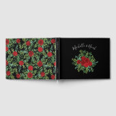 Bruiloft met rode roos gastenboek (Volledig)