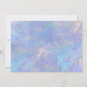 Bruiloft met waterverf bruidsshower zeeschelpen kaart (Achterkant)