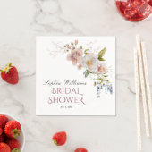 Bruiloft met wilde bloemen servetten (Insitu)