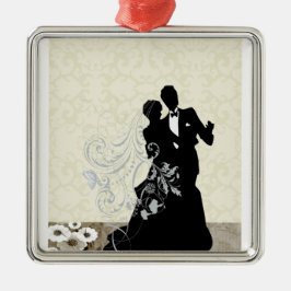 bruiloft metalen ornament