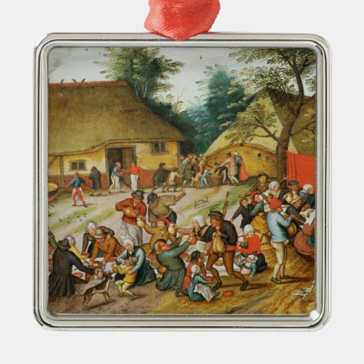 bruiloft metalen ornament (Voorkant)