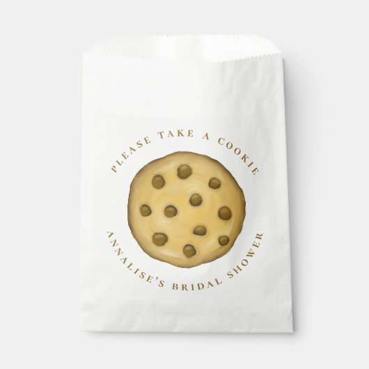 Bruiloft Minimalistisch Pak Een Cookie Bedankzakje (Voorkant)