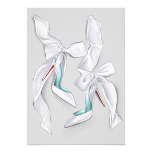 Bruiloft Mode Wall Art Foto Vergroting Afdruk