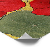 Bruiloft Modern Welkom Goud Elegant Bloemen Sinaas Poster (Hoek)