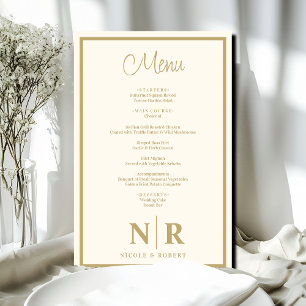 Bruiloft Monogram Gepersonaliseerd repetitie Diner