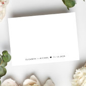 Bruiloft na feest uitnodigingsbijlage Kaart