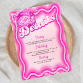 Bruiloft, Nashville Bachelorette, Bachelorette Kaart