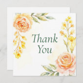 Bruiloft of douche Dank u kaarten (Voorkant / Achterkant)