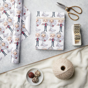 Bruiloft of Huwelijk Cadeaupapier