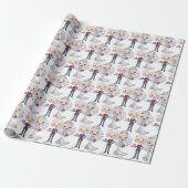 Bruiloft of Huwelijk Cadeaupapier (Uitgerold)