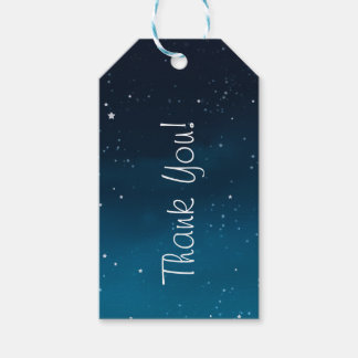 Bruiloft onder de sterren Dank u geschenk labels Cadeaulabel